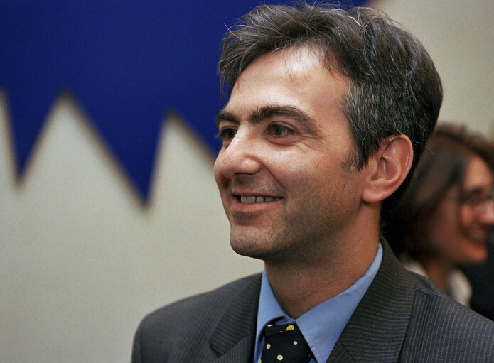 Photo 48: MEP in a meeting at the EP in Brussels