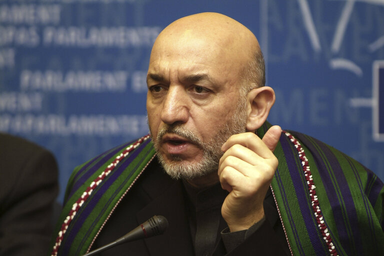 Press conference by the President of Afghanistan following the signature of a joint EU-Afghan declaration.