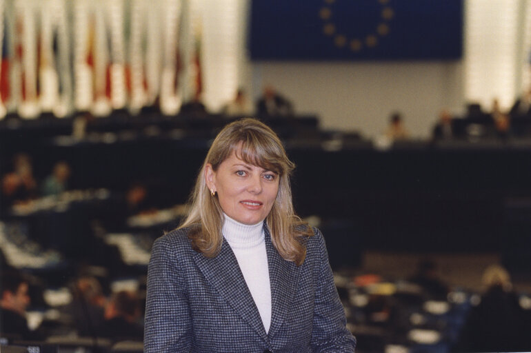 Lidia Joanna GERINGER de OEDENBERG at the EP in Strasbourg.