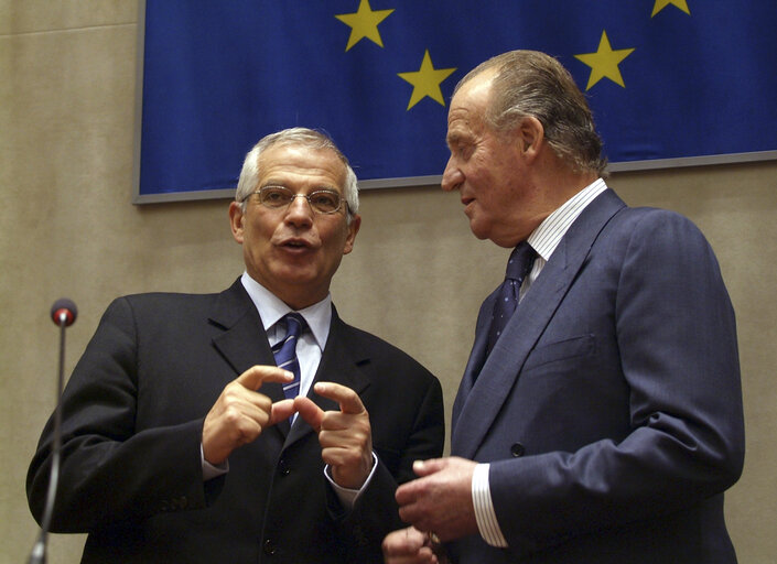 Foto 9: Visit of the King of Spain to the EP.