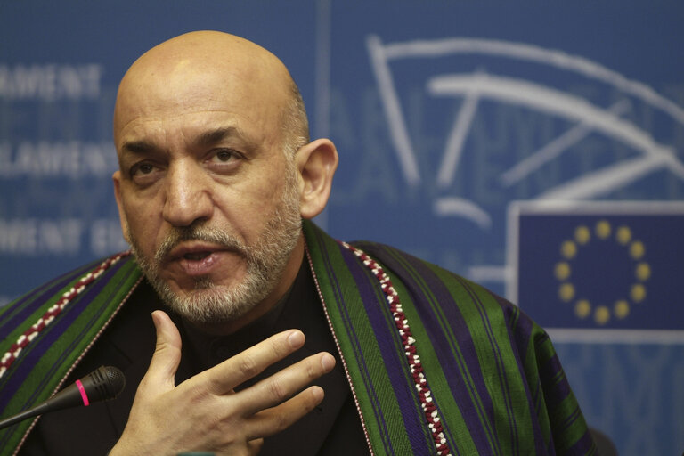 Press conference by the President of Afghanistan following the signature of a joint EU-Afghan declaration.