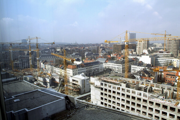 Fotografie 4: Ongoing construction works at the EP buildings in Brussels.