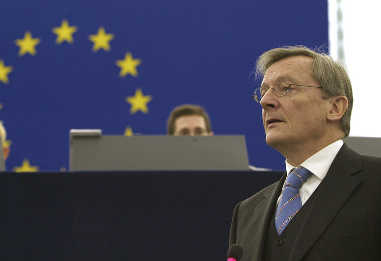 Fotografija 25: The Federal Chancellor of Austria in plenary session of the EP in Strasbourg.