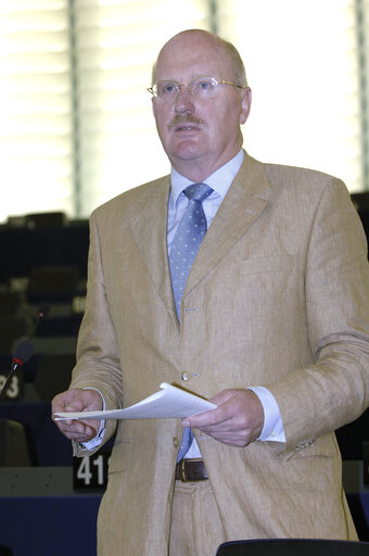 Portrait of MEP Bert DOORN in Strasbourg