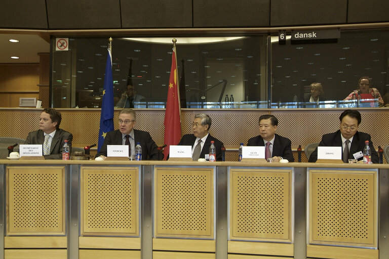 Foto 3: EP - China meeting with a Member of the Standing Committee of the National People's Congress.