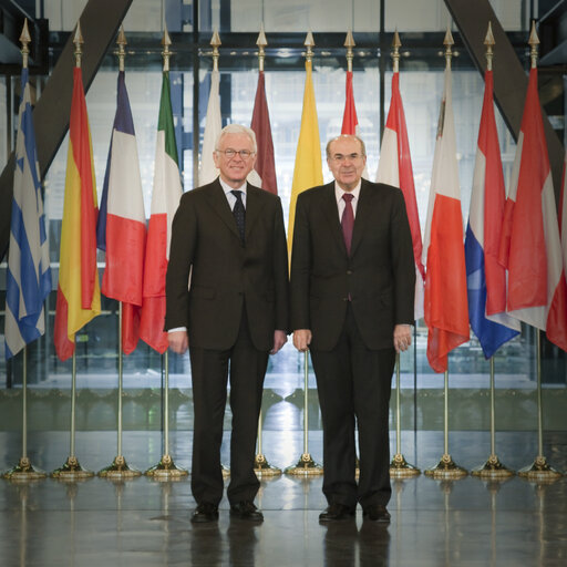 Fotografija 1: EP President meets with President of European Court of Justice