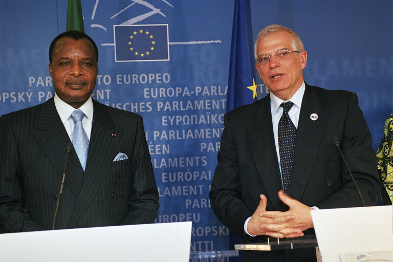 EP President meets with the President of Congo-Brazzaville.