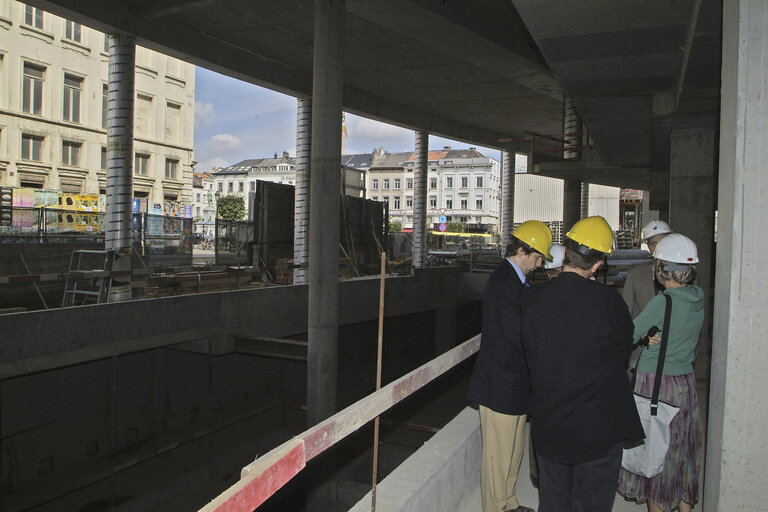 Fotografie 6: Ongoing construction works at the EP buildings in Brussels.