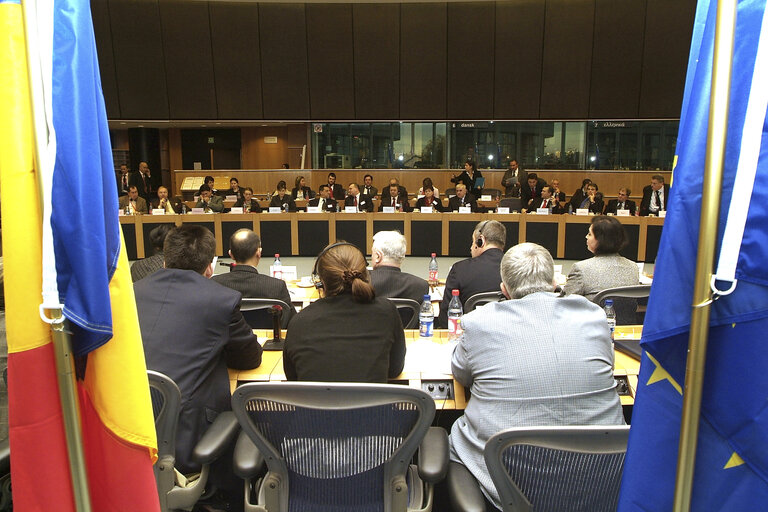 EU - Romania meeting at the EP in Brussels.