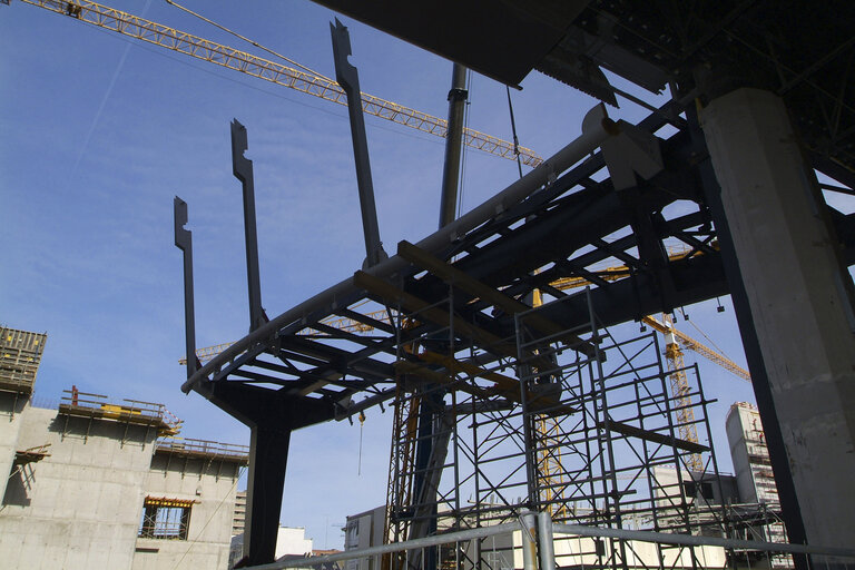 Fotografie 50: Ongoing construction works at the EP buildings in Brussels.