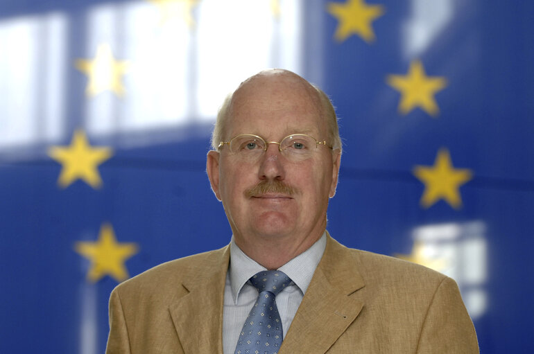 Portrait of MEP Bert DOORN in Strasbourg