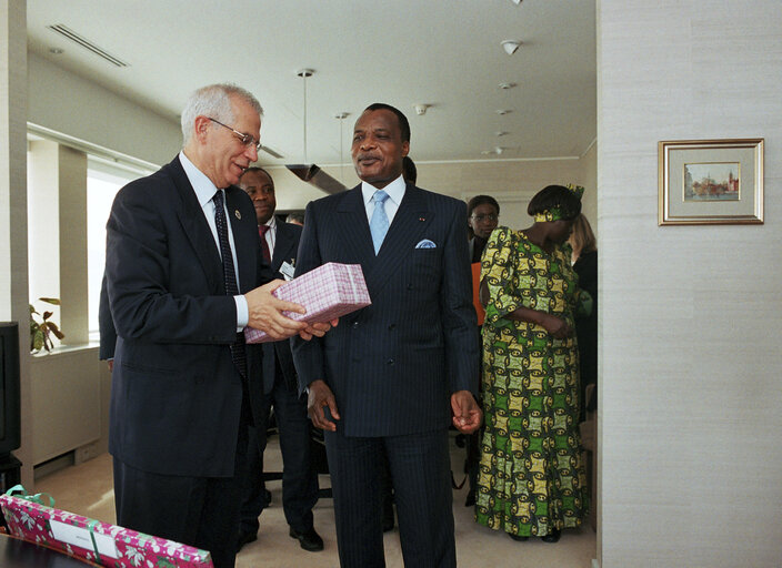 EP President meets with the President of Congo-Brazzaville.