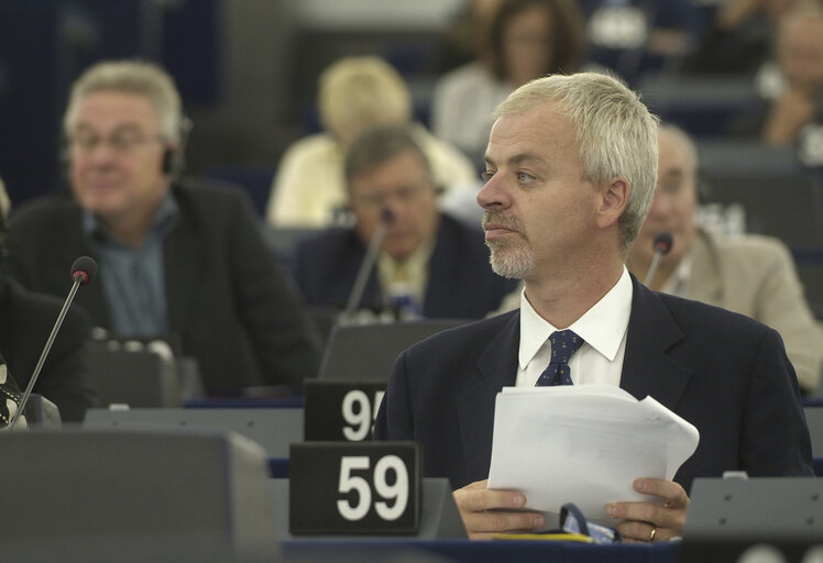 Снимка 1: Lapo PISTELLI in plenary session in Strasbourg.