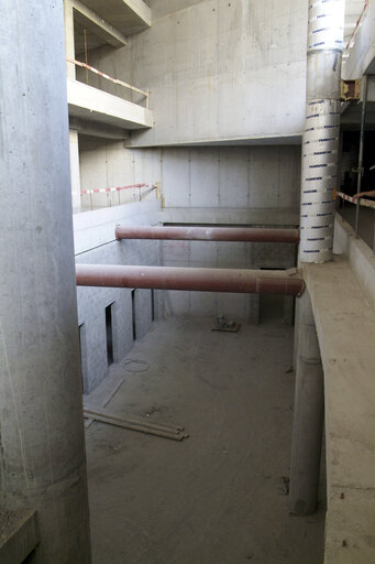 Fotografie 45: Ongoing construction works at the EP buildings in Brussels.