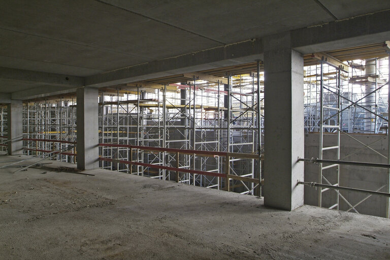 Fotografie 16: Ongoing construction works at the EP buildings in Brussels.