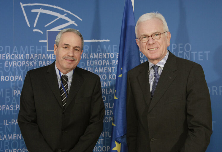 EP President meets with the Ambassador of Israel.