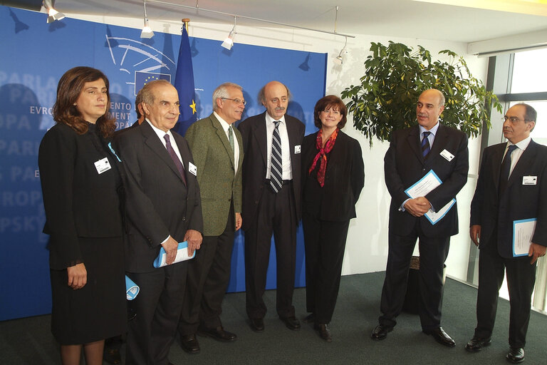 EP President meets with MEP Lebanese opposition leader.