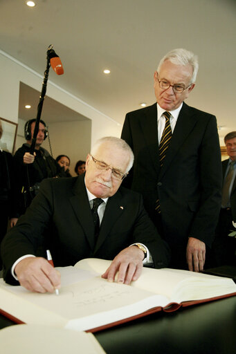 Formal sitting with a statement by the President of the Czech Republic.