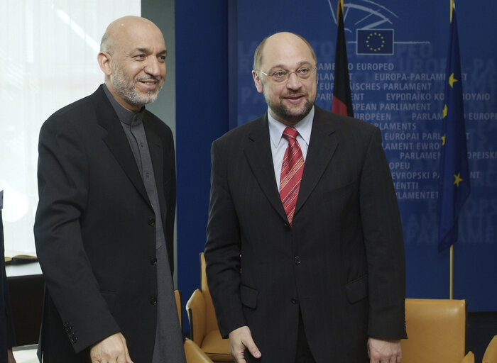 Valokuva 11: Visit of the President of Afghanistan to the EP.