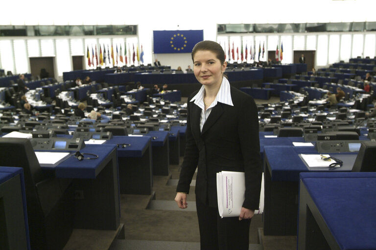 Fotografija 1: Portrait of MEP Monica Maria IACOB-RIDZI in Strasbourg