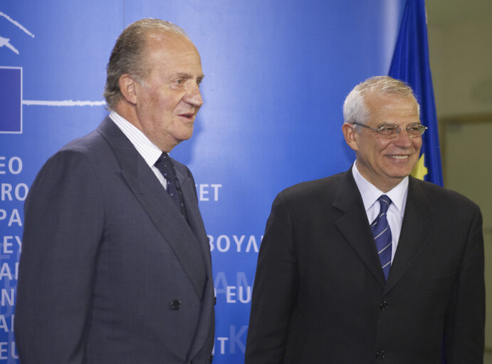 Billede 13: Visit of the King of Spain to the EP.