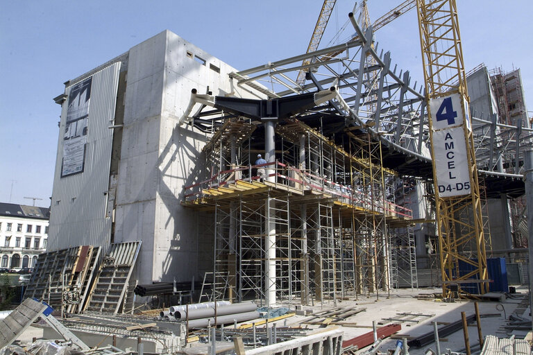 Fotografie 36: Ongoing construction works at the EP buildings in Brussels.