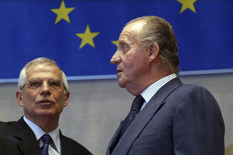 Billede 7: Visit of the King of Spain to the EP.