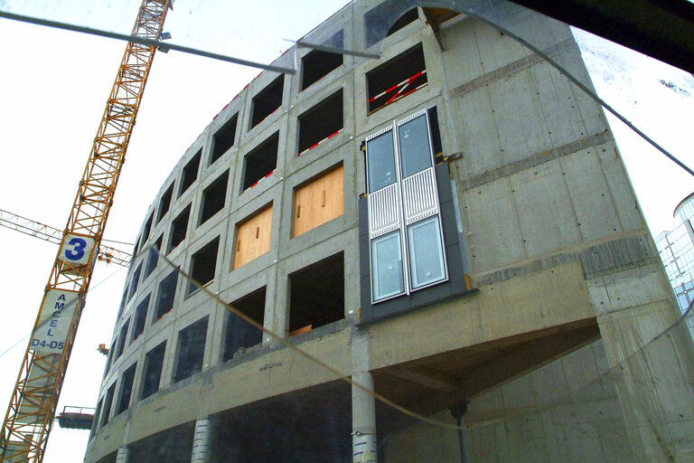 Fotografie 20: Ongoing construction works at the EP buildings in Brussels.