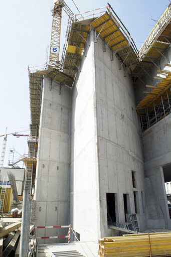 Fotografie 37: Ongoing construction works at the EP buildings in Brussels.