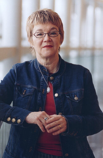 Ewa HEDKVIST PETERSEN at the EP in Strasbourg.