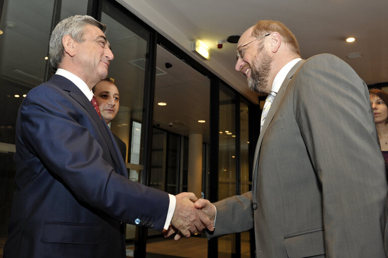 Foto 11: EP President meets with president of Armenia