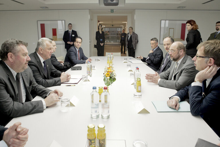 Foto 1: EP President meets with President of Hungary