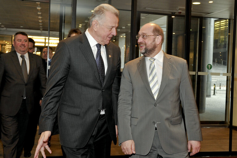 Foto 7: EP President meets with President of Hungary