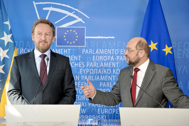 Fotografia 8: EP President meets with Chairman of the Presidency of Bosnia and Herzegovina.