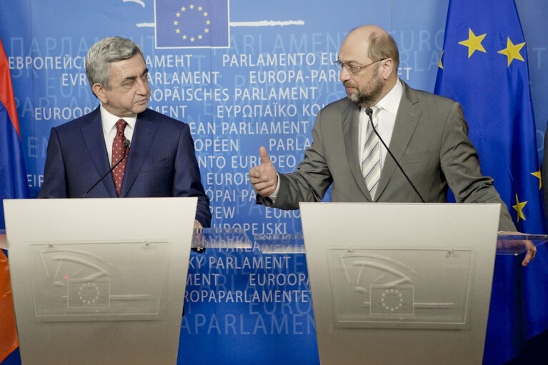 Foto 7: EP President meets with president of Armenia