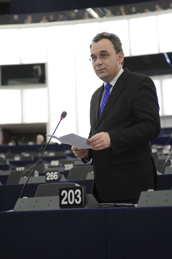 Photo 12 : Plenary Session in Strasbourg - Week 11 - 2012