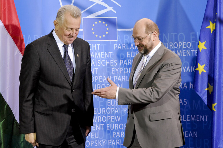 Foto 5: EP President meets with President of Hungary