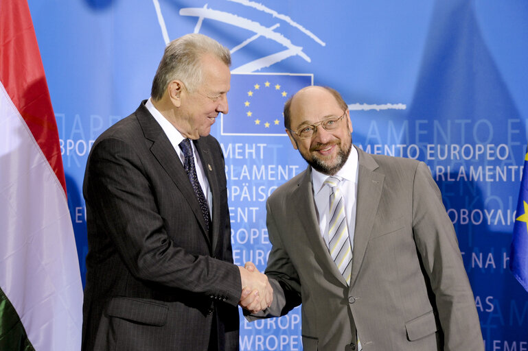 Foto 6: EP President meets with President of Hungary