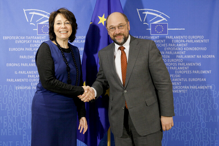 Foto 2: EP President meets with Commissioner in charge of Maritime affairs and Fisheries