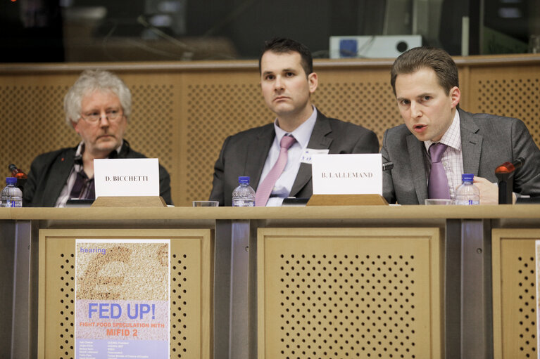 Fotografie 6: Fed up! Fight food speculations with MiFID 2