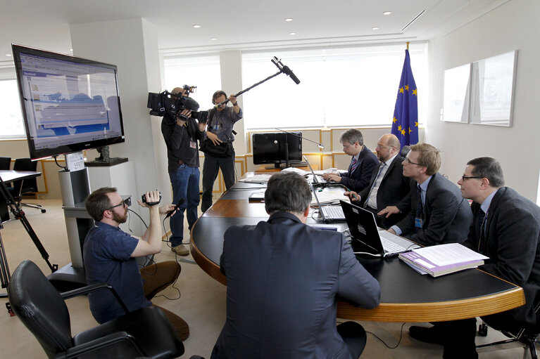 Fotografija 1: EP President's Facebook chat on the subject of ACTA