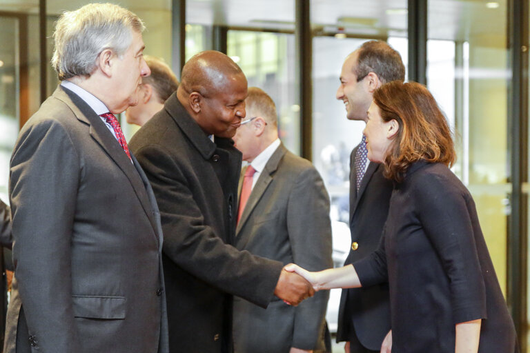 Foto 7: Antonio TAJANI - EP President meets with Faustin-Archange TOUADERA, President of the Central African republic