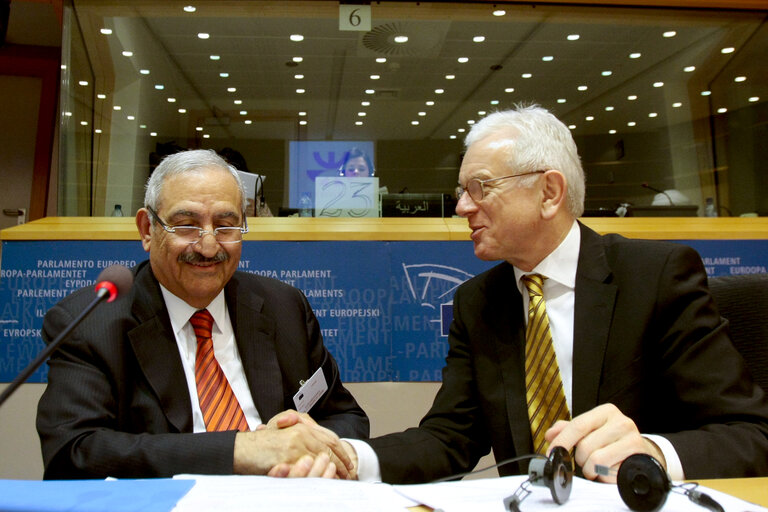 Photo 6: The Euro-Mediterranean Parliamentary Assembly, which brings MEPs together with parliamentarians from the southern and eastern Mediterranean, holds a plenary session at the EP in Brussels, with the speaker of the Jordanian House of Representatives and incoming EMPA  President