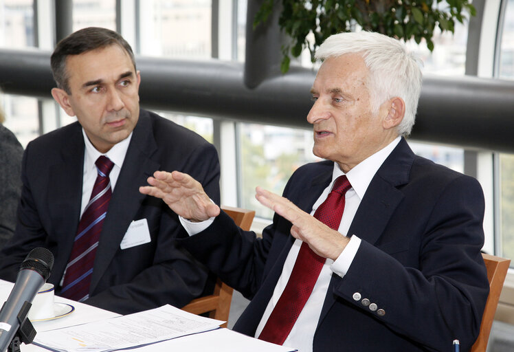 EP President meets with a delegation  of the Polish Senate.