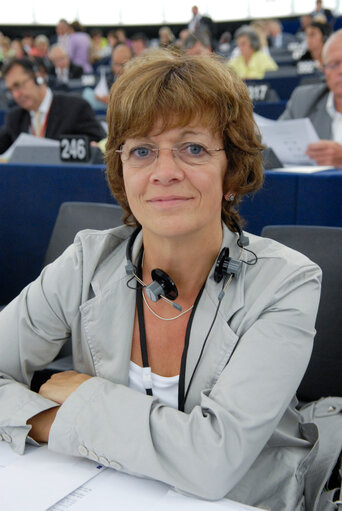 Fotografija 19: Isabelle DURANT in plenary session in Strasbourg.