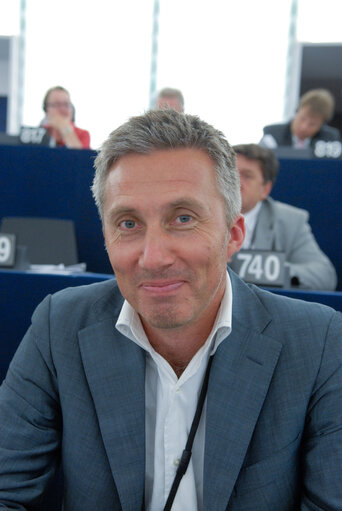 Billede 44: Morten LOKKEGAARD in plenary session in Strasbourg.