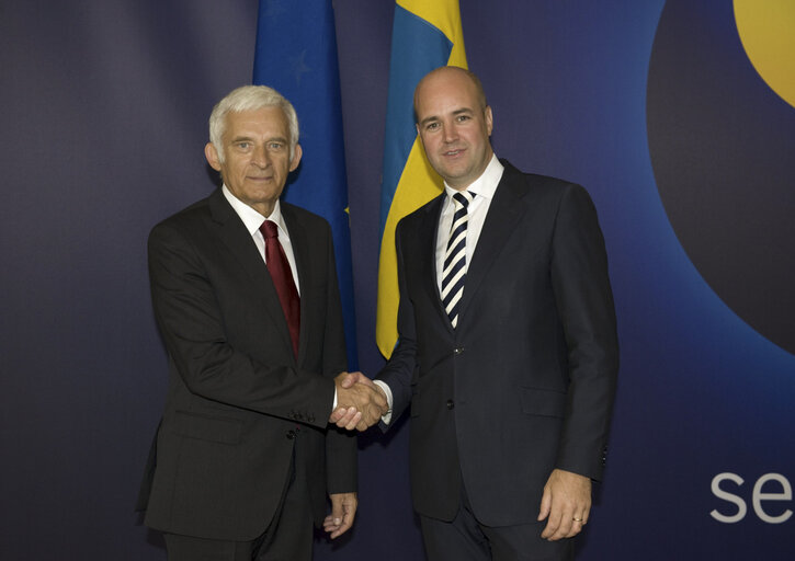 Fotó 5: EP President official visit to Sweden.  Meeting with the Swedish Prime Minister.