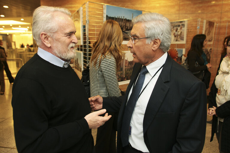 Fotografija 3: Exhibition with Mayor of Famagusta in Brussels