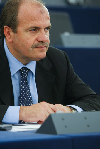 Fotó 10: Francesco DE ANGELIS in plenary session in Strasbourg