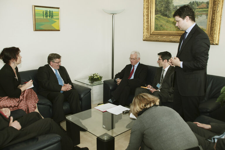 Suriet 4: EP President Meets with Bronislaw Komorowski, Marshal of the Polish Sejm